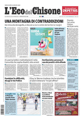 L'Eco del Chisone in edicola